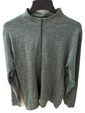 Lululemon Metal Vent Tech 1/2 Zip Long Sleeve Men’s XL Green Training Pullover